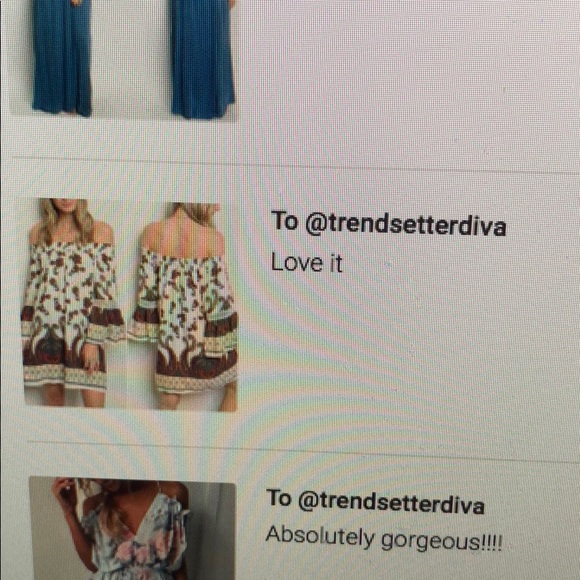 1 LEFT! ! FLIRTY & SEXY BOHO IVORY MULTI DRESS - Picture 4 of 4